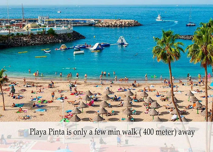 Appartement At The Beach, Sunny & 2 Heated Pools, Large Terrace, In Costa Adeje (Tenerife)