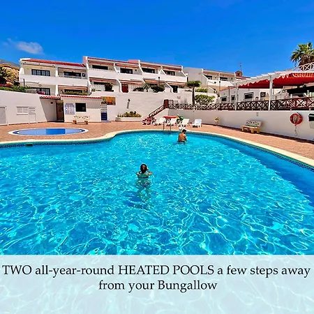 At The Beach, Sunny & 2 Heated Pools, Large Terrace, In Apartment Costa Adeje (Tenerife)